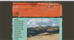 Desktop Screenshot of cottonwoodlodges.com